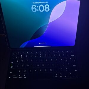 iPad with added Magic Keyboard